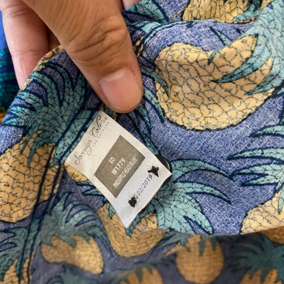 Sovereign Code Pineapple Print Size M Women’s  Polo Shirt - Picture 8 of 9